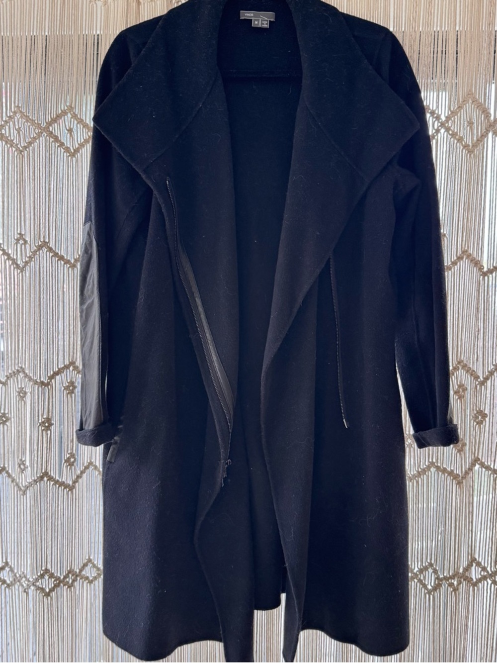 Vince Black Wool Coat